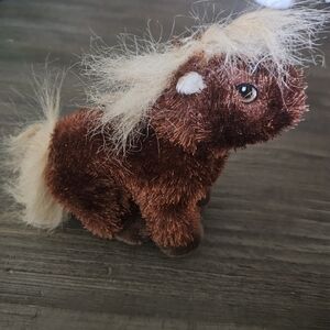 Webkinz Ganz Lil' Kinz Horse Plush Toy Stuffed Animal With No Code